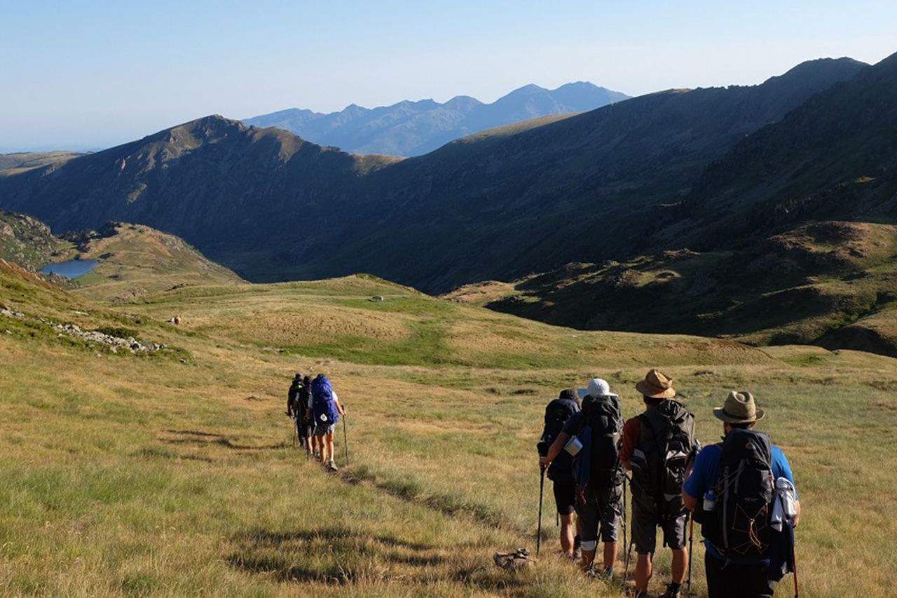Randonnée accompagnée à pied dans les Pyrénées